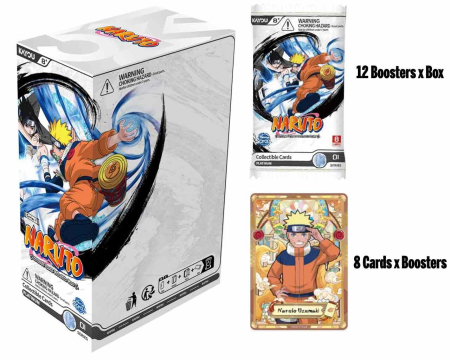 Naruto Kayou CCG: Heaven Booster Box (12 Packs) [1]