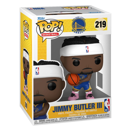 NBA POP! Basketball Vinyl Figure Golden State Warriors: Jimmy Butler III (2025 Icon Edition Uniform) 9 cm [1]