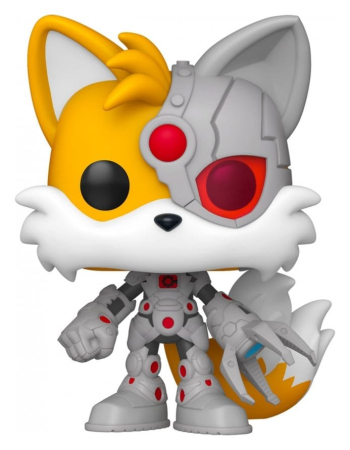 Figurine - DC x Sonic the Hedgehog POP! Heroes Vinyl Figure Tails as Cyborg 9 cm