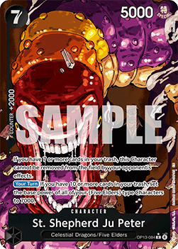 Cartonase - St. Shepherd Ju Peter (OP13-084) (V.2) - NM | One Piece TCG: Carrying on his Will