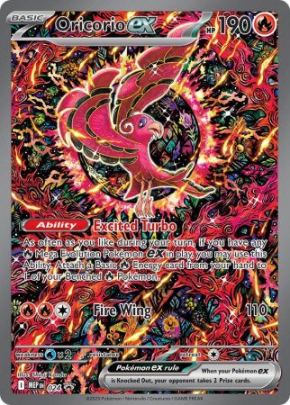Cartonase - Oricorio ex (MEP 024) - NM | Pokemon MEP Black Star Promos