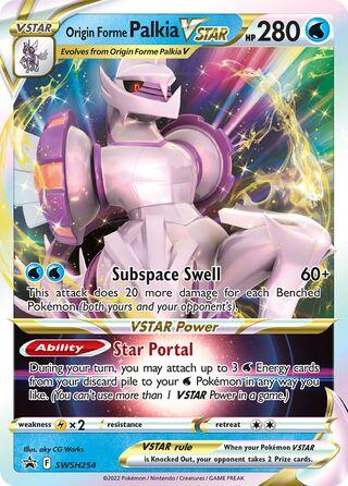 RAW Cards - Origin Forme Palkia VSTAR (SWSH254) - NM | Pokemon SWSH Black Star Promos