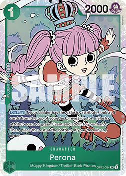 RAW Cards - Perona (OP12-034) (V.1) - NM | One Piece Legacy of the Master