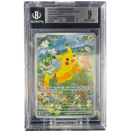 GRADED Cards - Pikachu (SVP088) - Graded BGS 9 [MINT] | Pokemon SV Black Star Promos