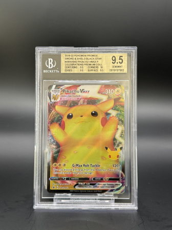Pokemon SWSH: Black Star Promos - Pikachu VMAX (SWSH062) - Graded BGS 9.5 [GEM MINT] | Pokemon SWSH Black Star Promos