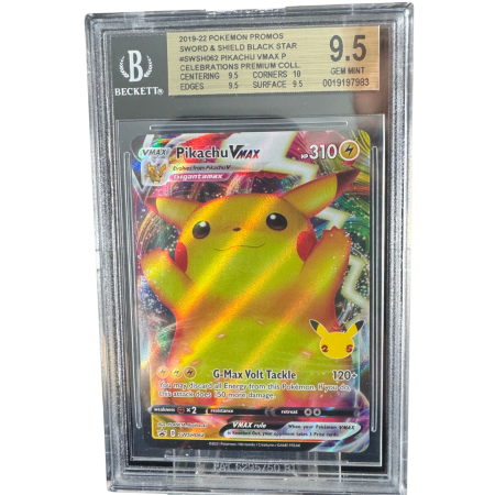 GRADED Cards - Pikachu VMAX (SWSH062) - Graded BGS 9.5 [GEM MINT] | Pokemon SWSH Black Star Promos