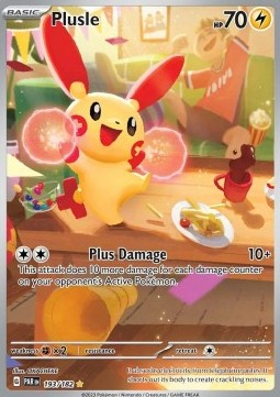 RAW Cards - Plusle (PAR193) - NM | Pokemon Paradox Rift