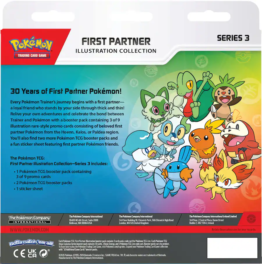 Precomanda Pokemon TCG: First Partner Illustration Collection - Series 3 [3]