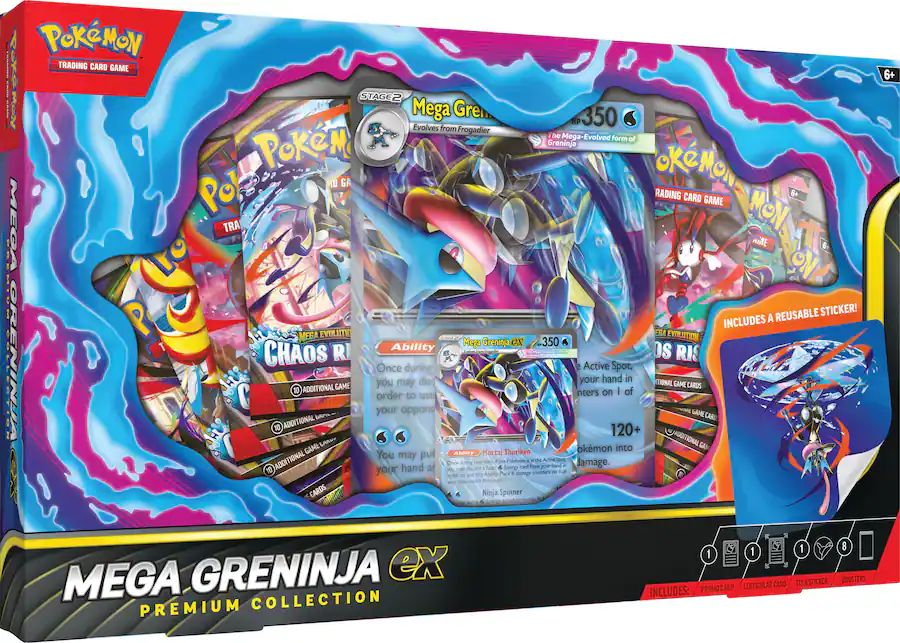 Boxes & Special Boxes - Precomanda Pokemon TCG: Mega Greninja ex Premium Collection Box