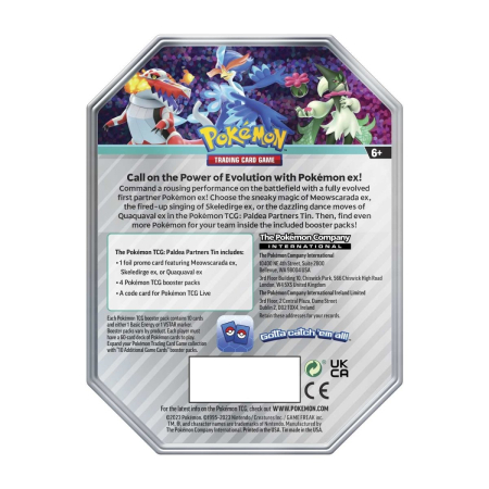 Pokémon TCG: Paldea Partners Tin [Quaquaval ex] [4]