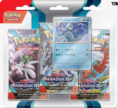 Blisters & Checklanes - Pokémon TCG: Paradox Rift 3 Pack Blister [Arctibax]