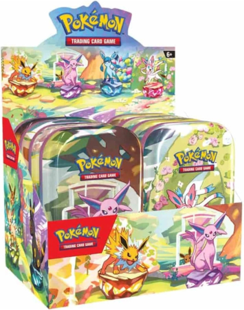 Tins & Mini-Tins - Pokémon TCG: Scarlet & Violet-Prismatic Evolutions Mini Tin Display (8 Mini Tins)