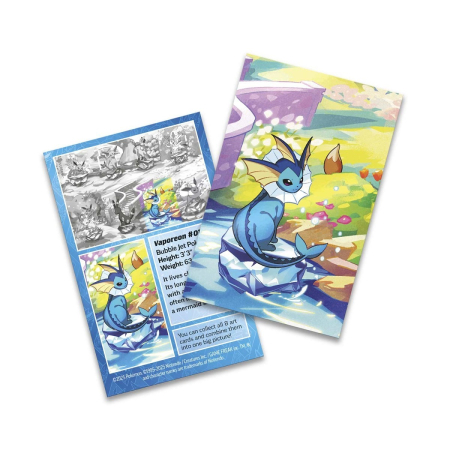 Pokémon TCG: Scarlet & Violet-Prismatic Evolutions Mini Tin (Vaporeon) [3]