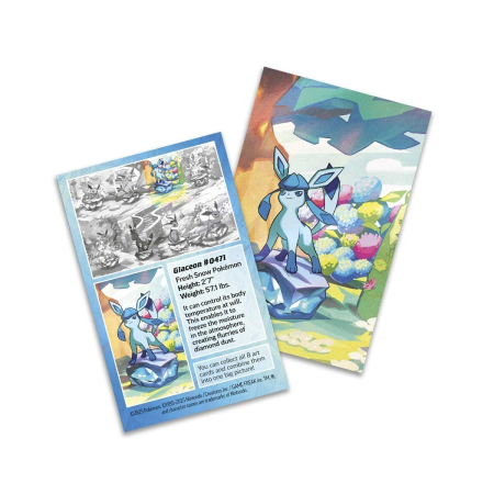 Pokémon TCG: Scarlet & Violet-Prismatic Evolutions Mini Tin (Glaceon) [3]
