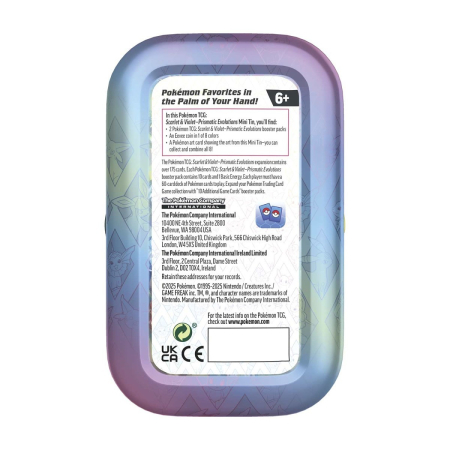 Pokémon TCG: Scarlet & Violet-Prismatic Evolutions Mini Tin (Glaceon) [1]