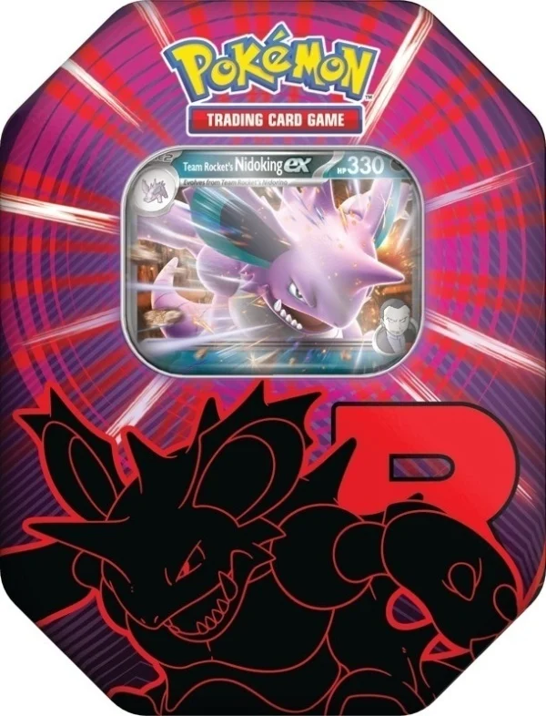 Pokemon TCG - Pokémon TCG: Team Rocket Tin [Nidoking]