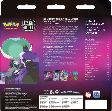 Pokemon TCG: Calyrex VMAX League Battle Deck - Shadow Rider [1]
