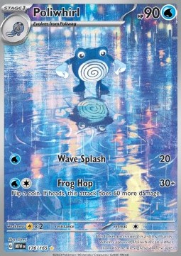 RAW Cards - Poliwhirl (MEW176) - NM | Pokemon 151