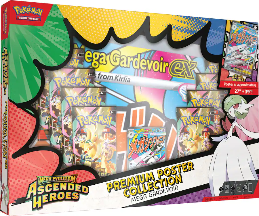 Precomenzi - Precomanda Pokémon TCG: Ascended Heroes Premium Poster Collection - Gardevoir