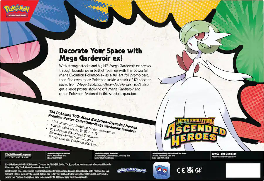 Precomanda Pokémon TCG: Ascended Heroes Premium Poster Collection - Gardevoir [3]