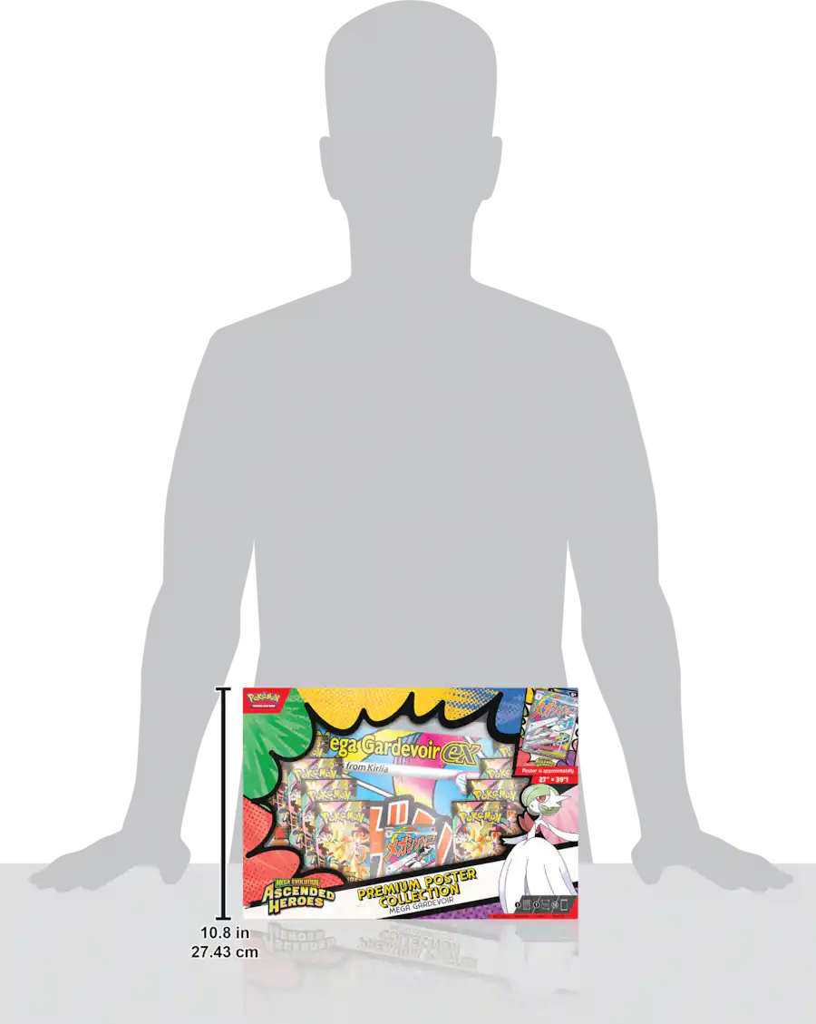 Precomanda Pokémon TCG: Ascended Heroes Premium Poster Collection - Gardevoir [4]