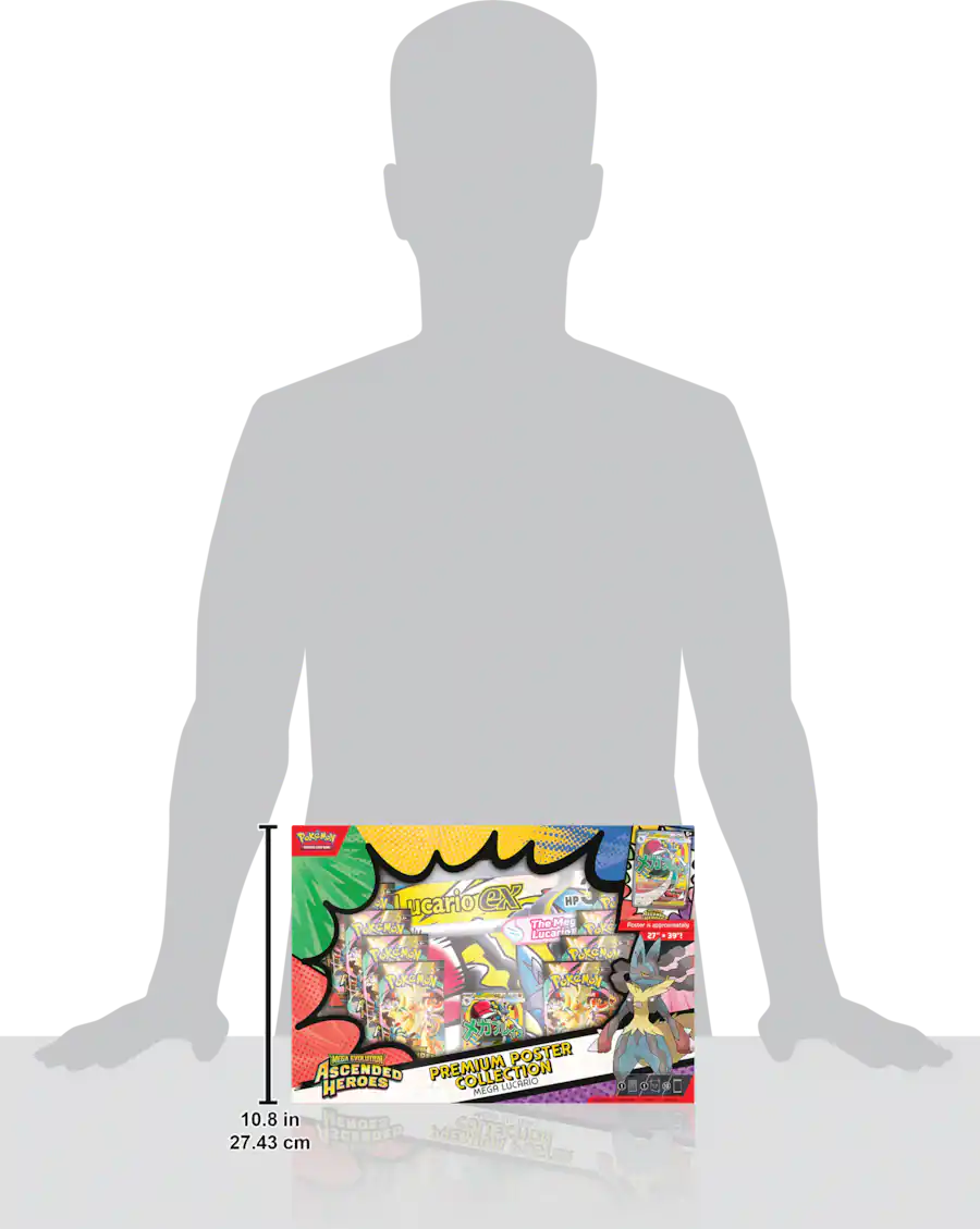 Precomanda Pokémon TCG: Ascended Heroes Premium Poster Collection - Lucario [4]