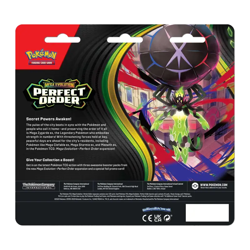 Pokémon TCG: Perfect Order 3 Pack Blister [2]