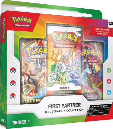 Pokemon TCG - Precomanda Pokemon TCG: First Partner Illustration Collection - Series 3