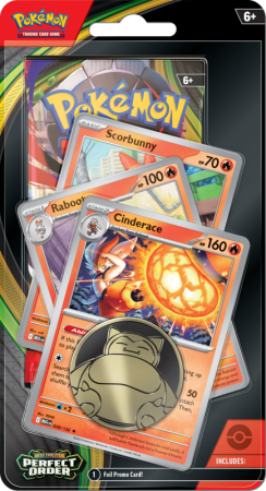 Precomenzi - Precomanda Pokémon TCG: Perfect Order Premium Checklane Blister - Cinderace