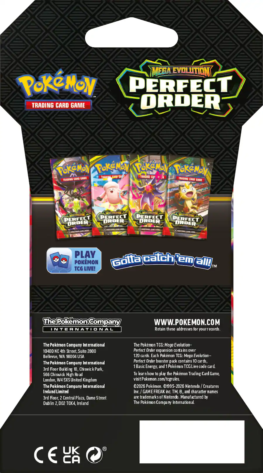 Precomanda Pokémon TCG: Perfect Order Sleeved Booster Pack [1]