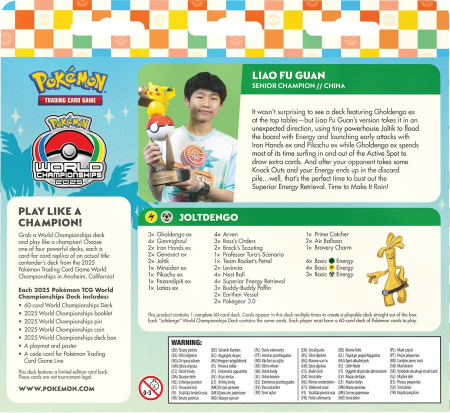 Precomanda Pokémon TCG: World Championship Deck 2025 - Gholdengo [2]