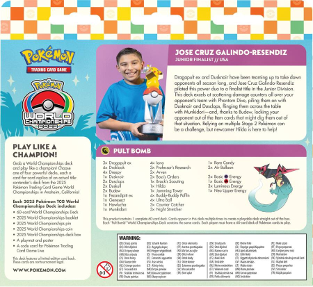 Precomanda Pokémon TCG: World Championship Deck 2025 - Dragapult [2]