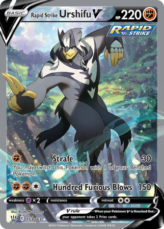 Cartonase - Rapid Strike Urshifu V (BST153) - NM | Pokemon Battle Styles