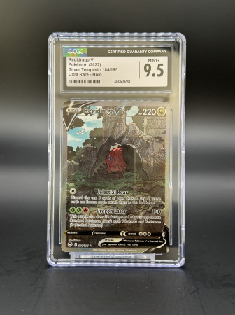 CGC Cards - Regidrago V (SIT 184) | Graded CGC 9.5 [MINT+] - Pokemon Silver Tempest