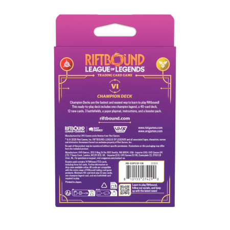Riftbound: League of Legends TCG Unleashed Champion Deck: Vi [3]