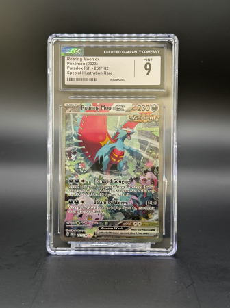 CGC Cards - Roaring Moon ex (PAR 251) | Graded CGC 9 [MINT] - Pokemon Paradox Rift