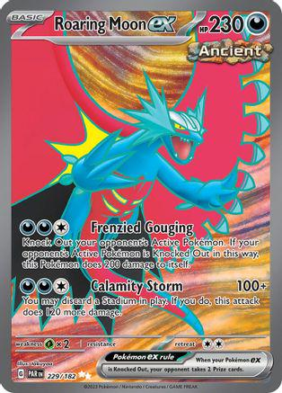 RAW Cards - Roaring Moon ex (PAR229) - NM | Pokemon Paradox Rift