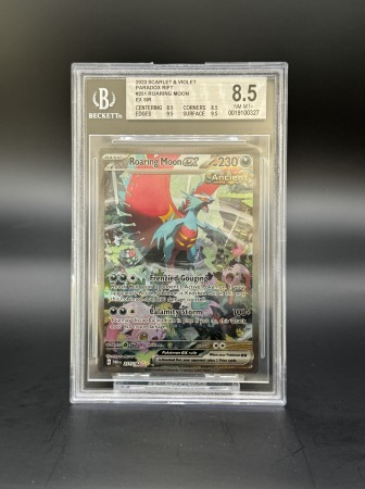 BGS Cards - Roaring Moon ex (PAR251) | Graded BGS 8.5 [NM-MT+] - Pokemon Paradox Rift