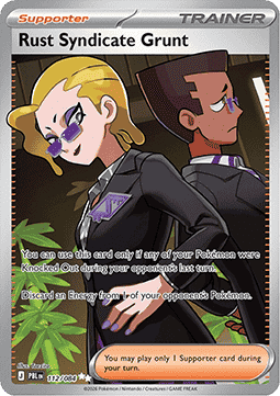Pokemon MEGA: Pitch Black - Rust Syndicate Grunt (PBL 112) - NM | Pokemon MEGA: Pitch Black