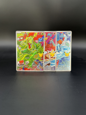 Pokemon MEGA: Promos - Set 3x Pokemon TCG Cards - MEP055 + MEP056 + MEP057 | GEN 3 Starters
