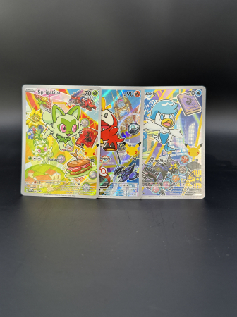 Pokemon MEGA: Promos - Set 3x Pokemon TCG Cards - MEP061 + MEP062 + MEP062 | GEN 9 Starters
