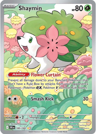 RAW Cards - Shaymin (DRI185) - NM | Pokemon Destined Rivals