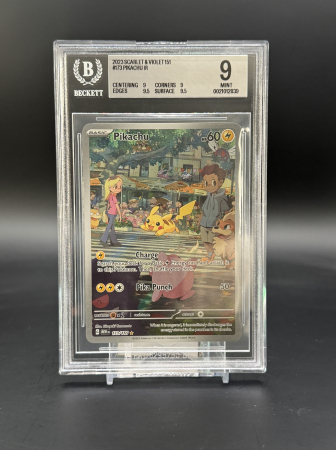 Cartonase - Pikachu (MEW 173) - Graded BGS 9 [MINT] | Pokemon SV: 151