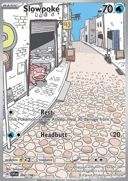 RAW Cards - Slowpoke (SVI204) - NM | Pokemon Scarlet & Violet Base Set