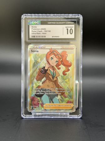 CGC Cards - Sonia (RCL 192)  | Graded CGC 10 [GEM MINT] - Pokemon Rebel Clash