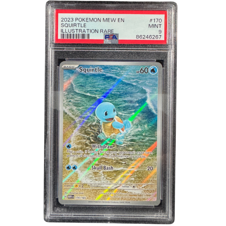 PSA Cards - Squirtle (MEW170) | Graded PSA 9 [MINT] - Pokemon 151
