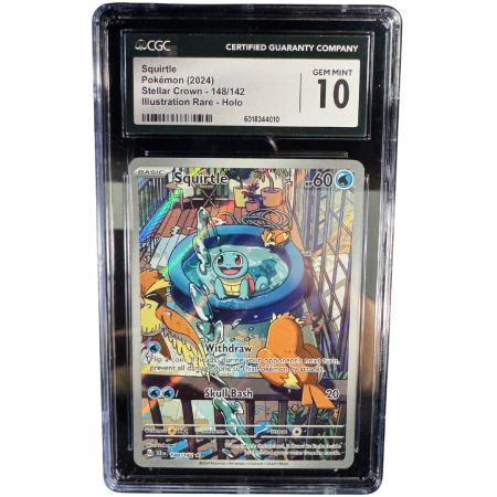 CGC Cards - Squirtle (SCR148) - Graded CGC 10 [GEM MINT] | Pokemon Stellar Crown
