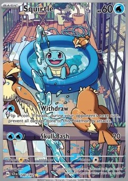 RAW Cards - Squirtle (SCR148) - NM | Pokemon Stellar Crown