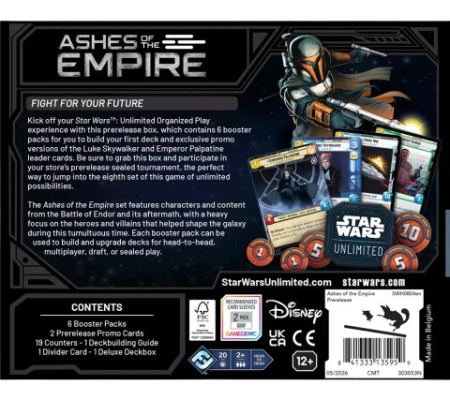 Star Wars: Unlimited - Ashes of the Empire Prerelease Box (kit deck build) [2]