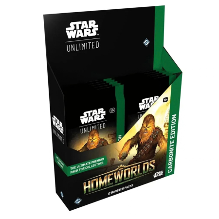 Sealed Products - Star Wars: Unlimited - Homeworlds Carbonite Booster Display (12 packs)